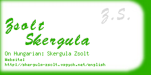 zsolt skergula business card